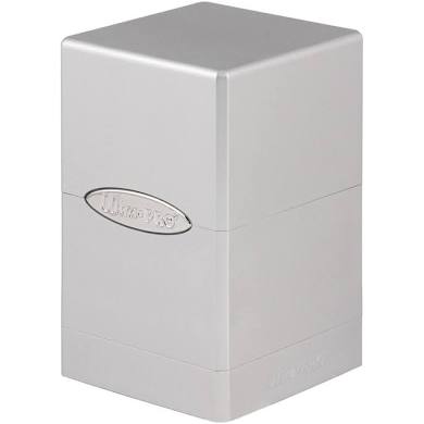 (image for) Ultra Pro Satin Tower Deck Box: Metallic Silver